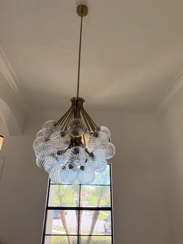 Light fixture install — PHM Solutions, Pinellas County